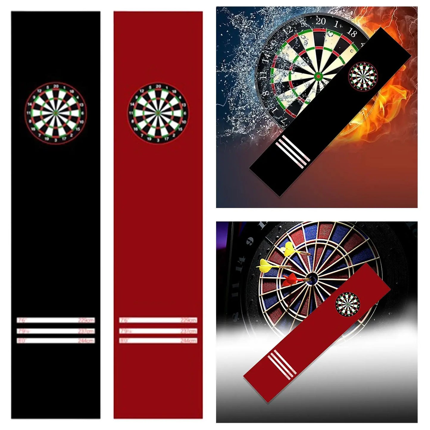 Dartteppich mit Wurflinie – Schutz & Style für jedes Spielambiente!