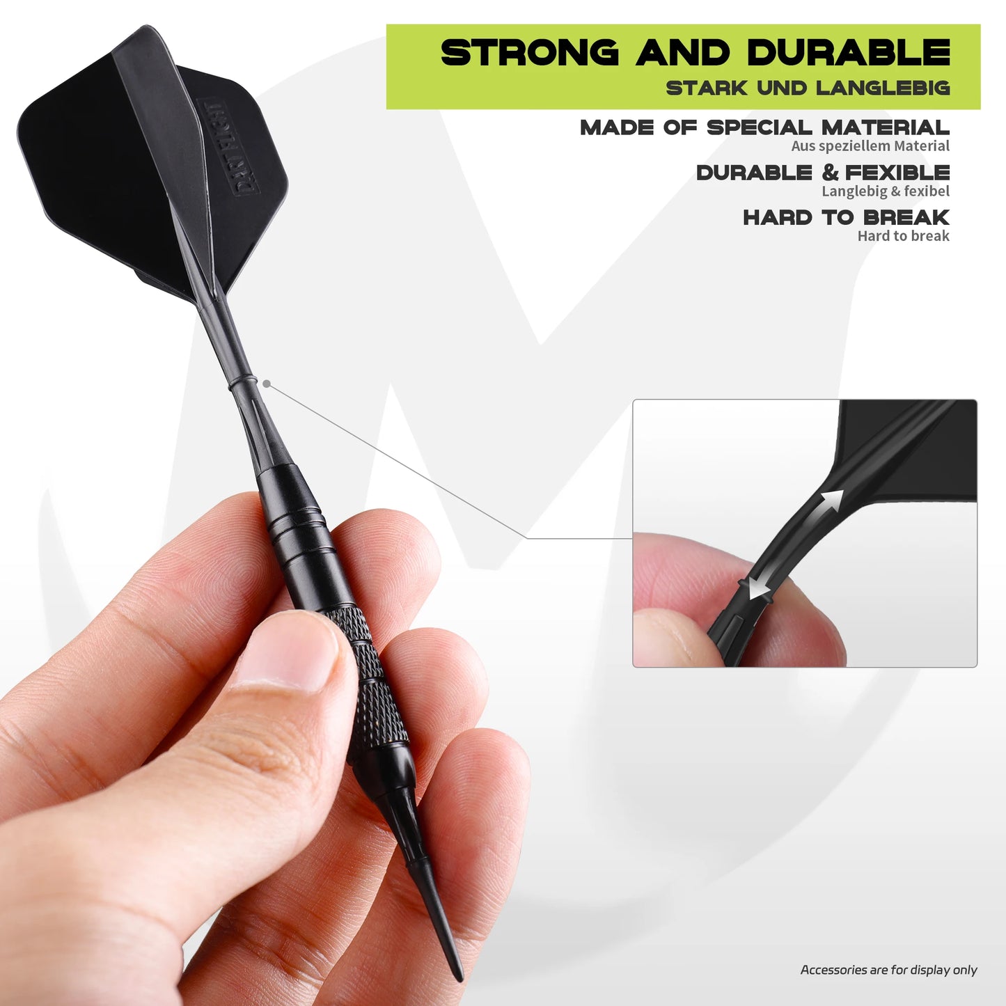MageRabbit 2-in-1 Dart Flights & Shafts Set – Präzise Performance mit stylischem Farbmix!