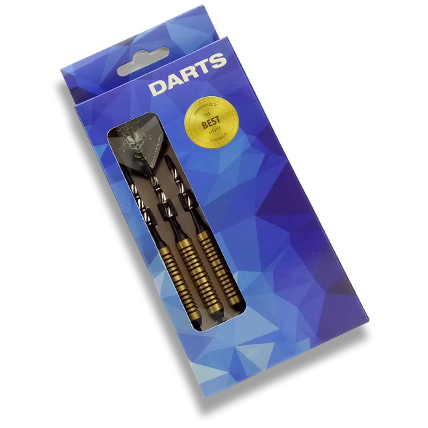 WEDARTER Profi-Dartset – 3er-Pack Turnierpfeile aus Messing für Training Wettkampf!