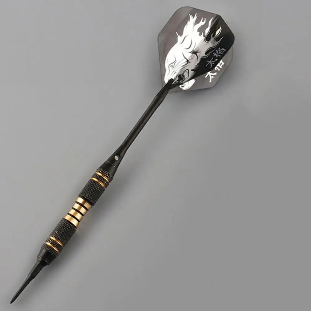 Professionelle Soft-Tip Darts – 3er-Set in klassischem Schwarz für elektronische Dartspiele!