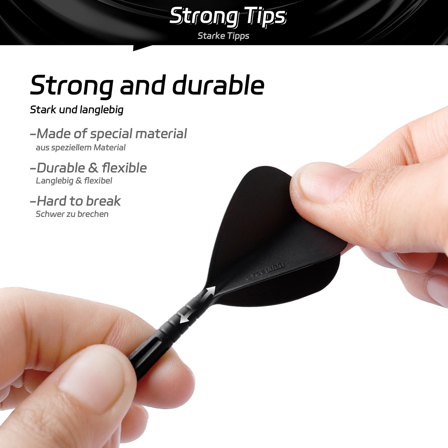 CyeeLife CF03D Soft-Tip Darts – Profiqualität im Spiraldesign!