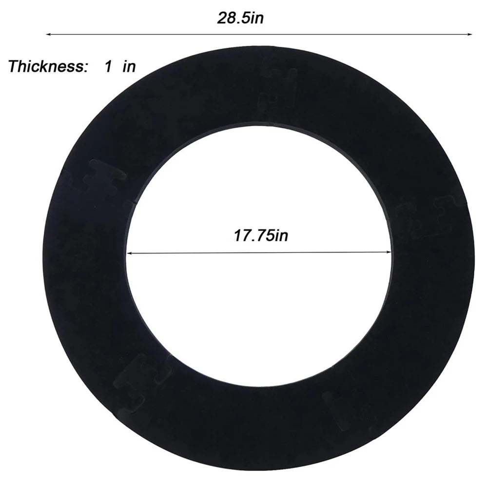 EVA Dartboard Surround Jigsaw Ring Design Dart Board Ring Lightweight Splicing Dart Board Wall Protector Dartboard Surround Ring
