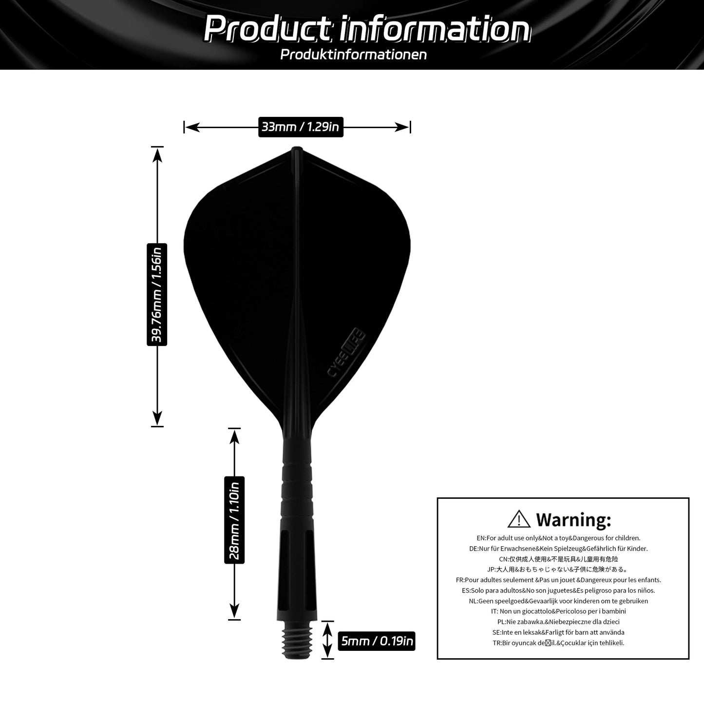 CyeeLife CF03D Soft-Tip Darts – Profiqualität im Spiraldesign!