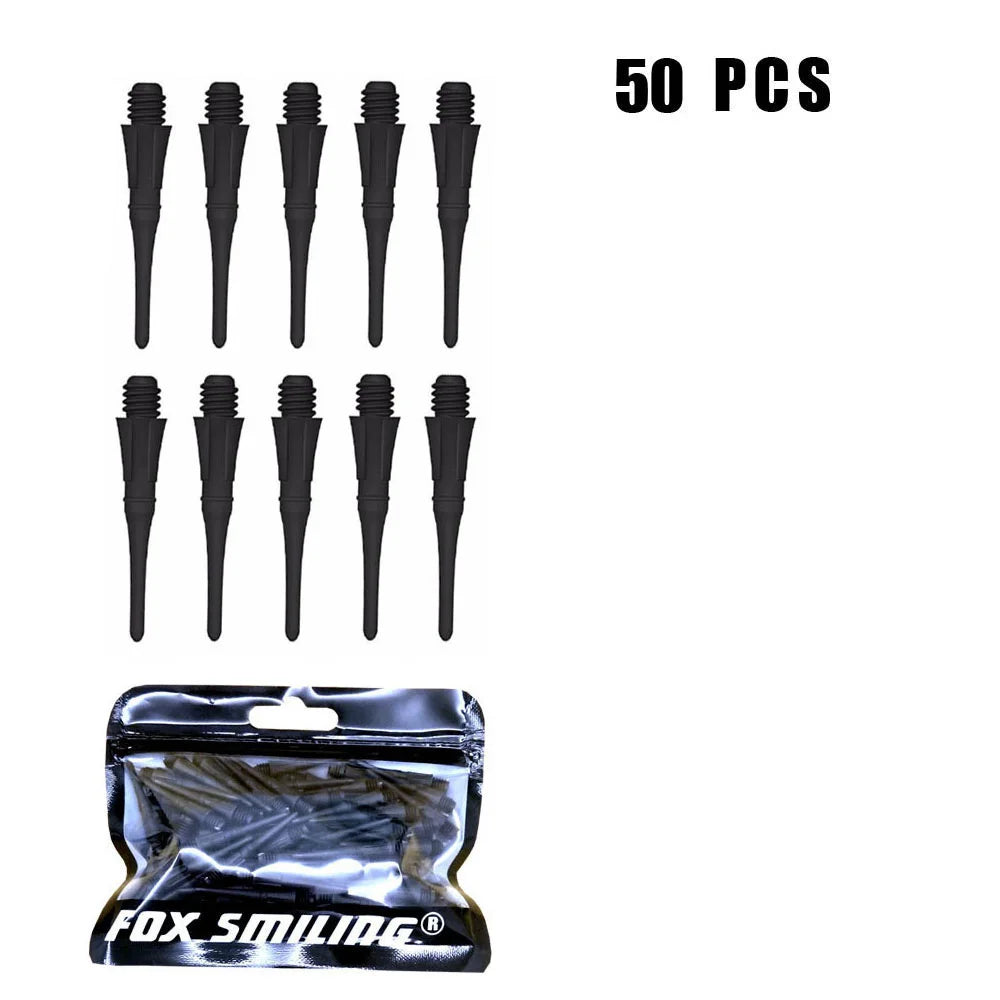 Fox Smiling Soft-Tip Dartspitzen (50 Stück) – Präzision in Blau für elektronische Dartboards!