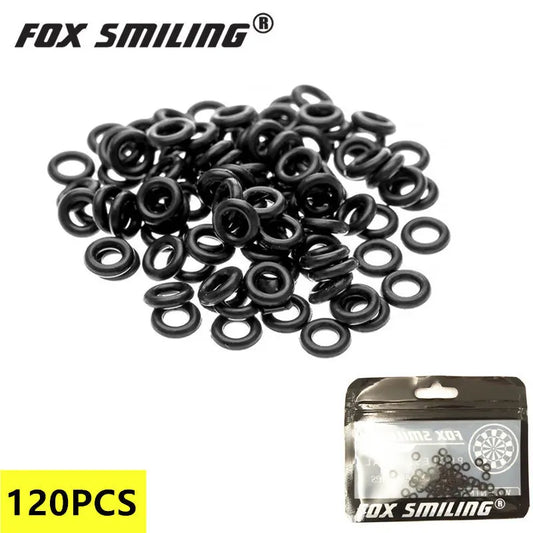 Fox Smiling O-Ring Set – 120 Stück für sicheren Schaftverschluss bei Nylon-Darts!