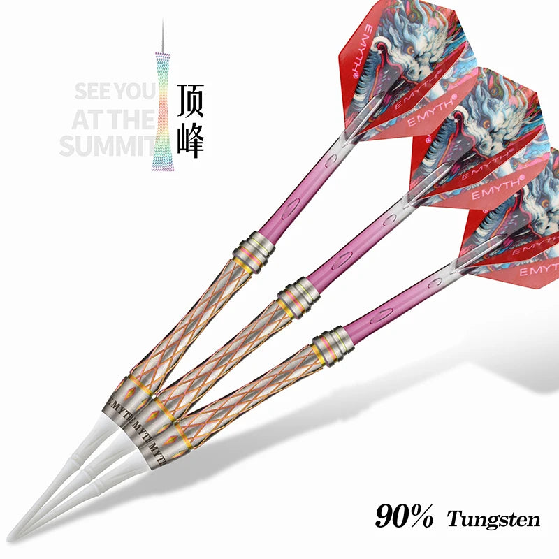 🎯 E MYTH Profi-Turnierdarts – 90 % Tungsten für maximale Präzision bei Training & Wettkampf!