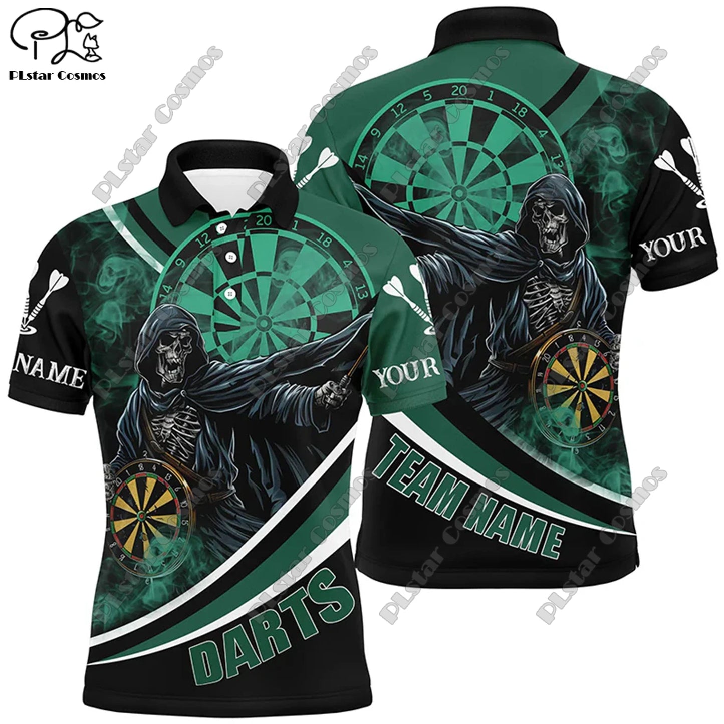 D-10 3D Flame Dartshirt – Persönliches Style-Statement für dein Team!