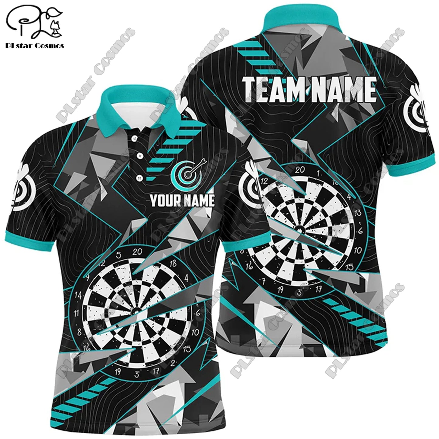 D-10 3D Flame Dartshirt – Persönliches Style-Statement für dein Team!