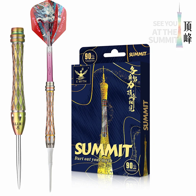 🎯 E MYTH Profi-Turnierdarts – 90 % Tungsten für maximale Präzision bei Training & Wettkampf!