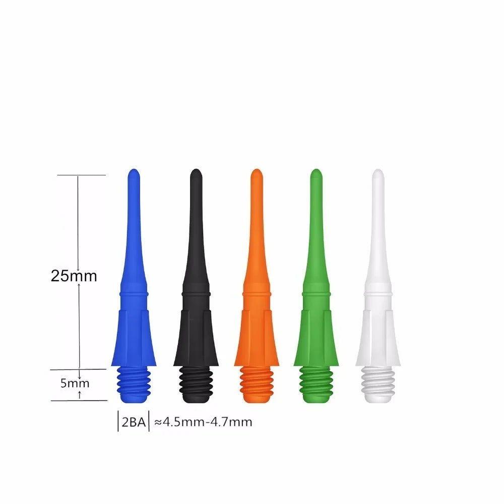 Fox Smiling Soft-Tip Dartspitzen (50 Stück) – Präzision in Blau für elektronische Dartboards!
