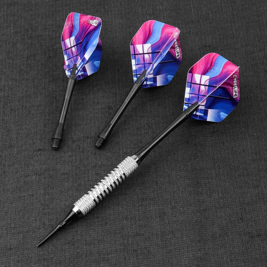 Soft-Tip Dart-Set mit vielseitigen Flights – Für elektronische Dartboards &amp; abwechslungsreichen Spielstil!