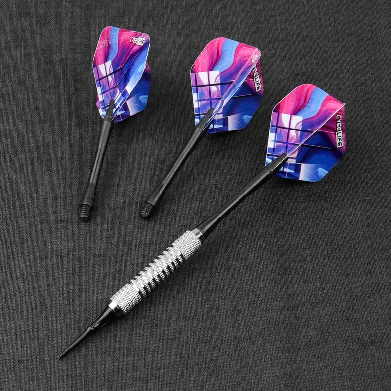 Soft-Tip Dart-Set mit vielseitigen Flights – Für elektronische Dartboards &amp; abwechslungsreichen Spielstil!