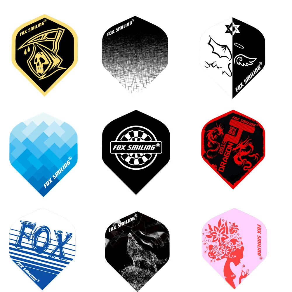 Fox Smiling Dart Flights Set – 6-teilig für stylischen Auftritt &amp; stabile Fluglage!