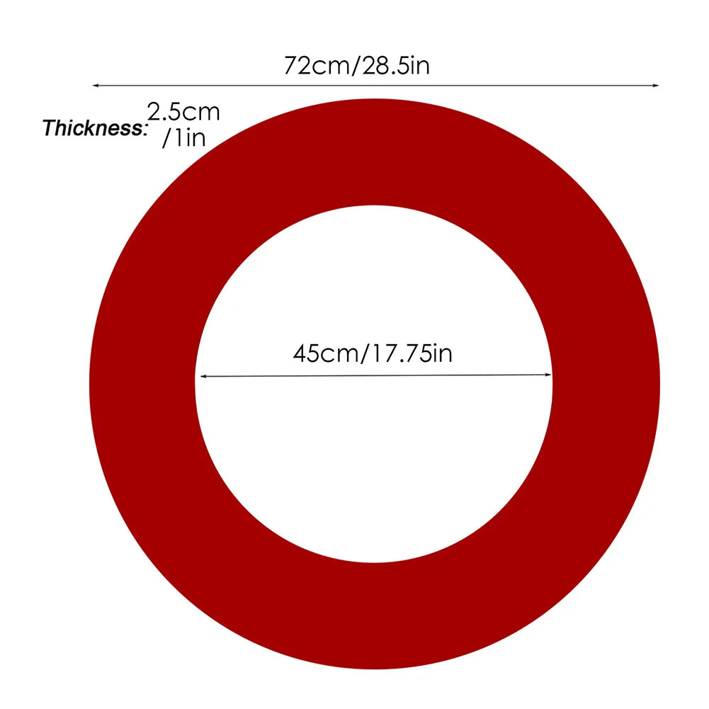 EVA Dartboard Surround Jigsaw Ring Design Dart Board Ring Lightweight Splicing Dart Board Wall Protector Dartboard Surround Ring