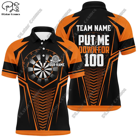 D-10 3D Flame Dartshirt – Persönliches Style-Statement für dein Team!