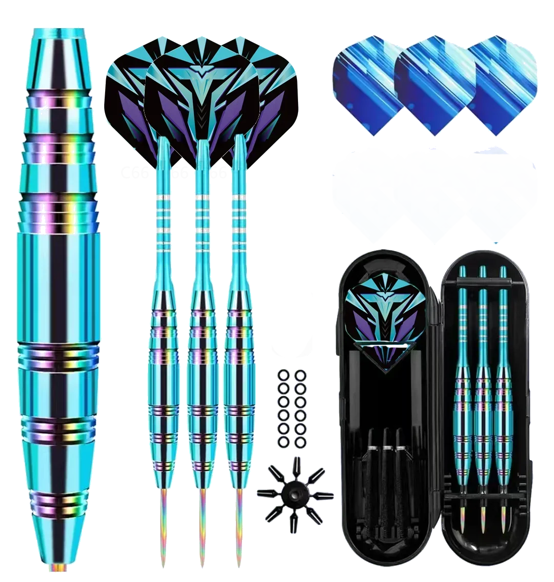 Professional Steel Tip Dart-Set – 23g Präzision mit robustem Metallfinish!