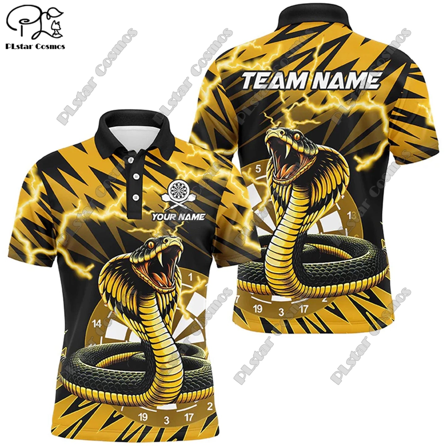 D-10 3D Flame Dartshirt – Persönliches Style-Statement für dein Team!